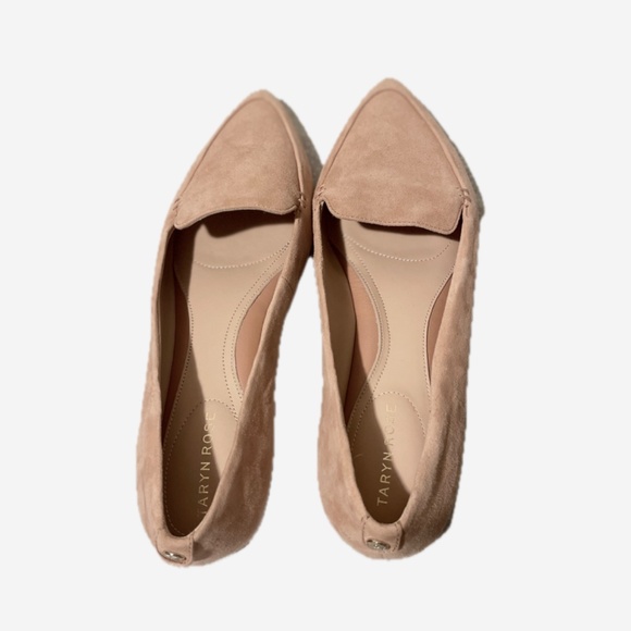 Taryn Rose Faye Pointed Loafer, Size 9, Dusty Pink - Picture 2 of 5